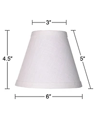 Springcrest Livi Linen Mini Empire Shade 3x6x5 (Clip-On)