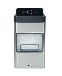 Orgo The Nugget Countertop Ice Maker, Makes 33 lbs. in 24 hours, Nugget Shaped Ice In 2 Sizes, Stainless Steel Ice Maker, Includes Scoop
