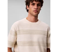 Calvin Klein Men's Horizontal Stripe Short-Sleeve T-Shirt