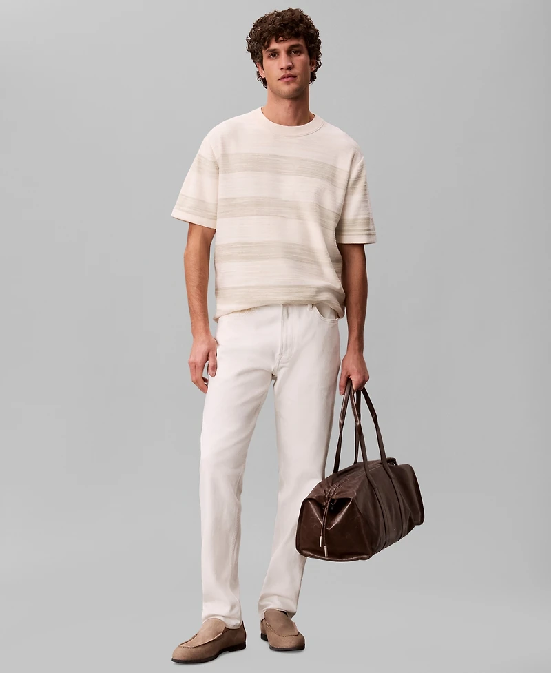 Calvin Klein Men's Horizontal Stripe Short-Sleeve T-Shirt