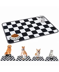 Aronkl Absorbent Anti Slip Waterproof Pet Feeding Mat Easy Clean Durable
