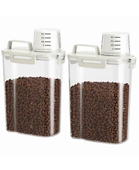 Aronkl Portable Pet Food Storage Container with Cat Can Cover