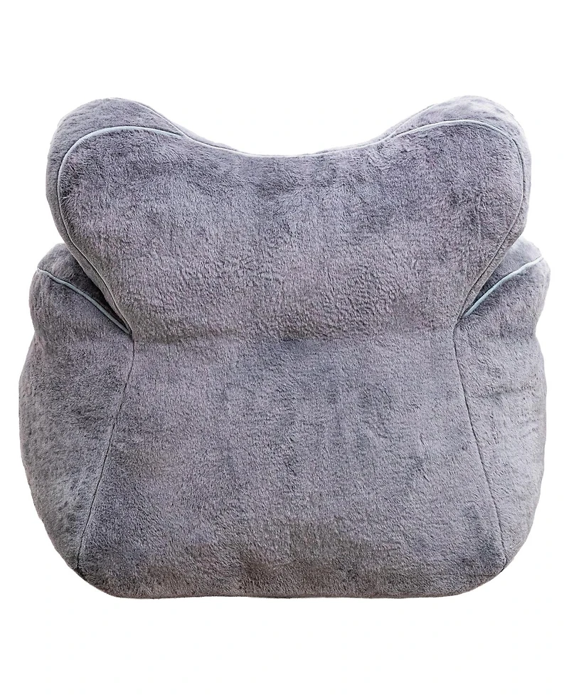 Streamdale Furniture Faux Fur Heart-Shaped Bean Bag Chair for Adults