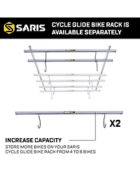 Saris Cycle Glide Ceiling Bike Rack Add-on for 2 Extra Bikes
