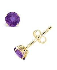 Amethyst (7/8 ct. t.w.) Stud Earrings in 14K Yellow Gold