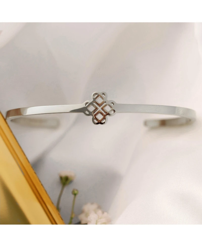 Mantra Kindred Cuff - A True Friendship Is A Journey Without An End