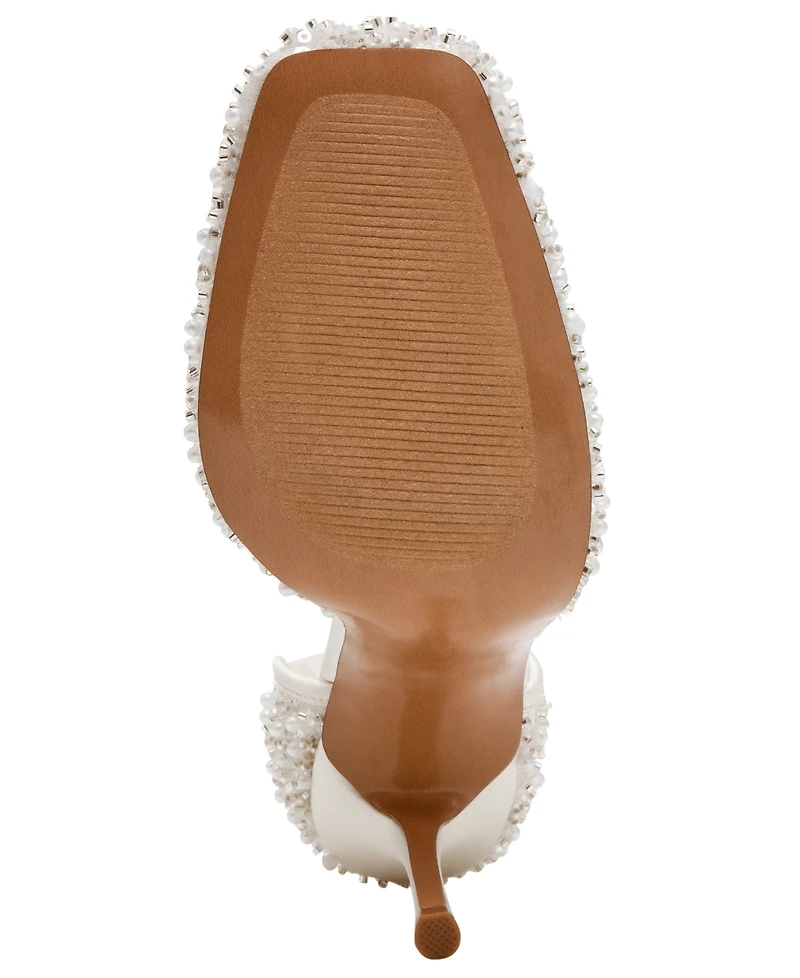 Steve Madden Women's Larina-r Lace-Up High-Heel Ballet Pumps