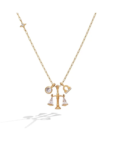 Alex and Ani Libra Zodiac Charm Cluster Necklace