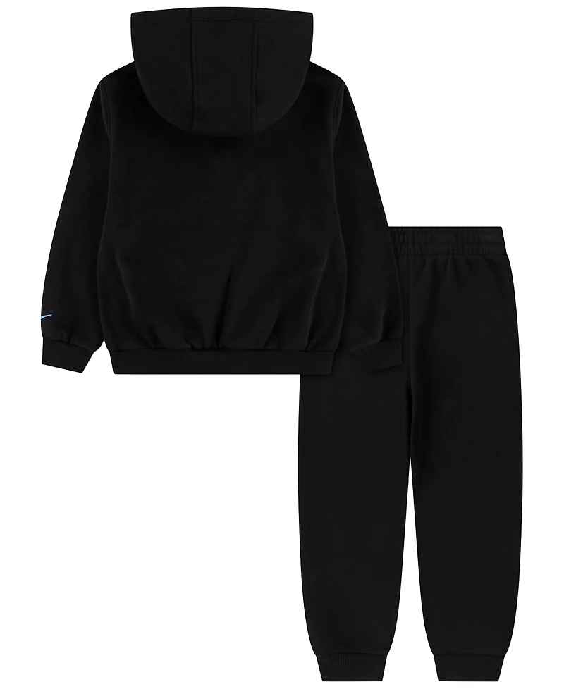 Nike Boys' 4-7 Stock Fleece Pullover Hoodie and Joggers, 2-Piece Set