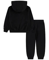 Nike Boys' 4-7 Stock Fleece Pullover Hoodie and Joggers, 2-Piece Set