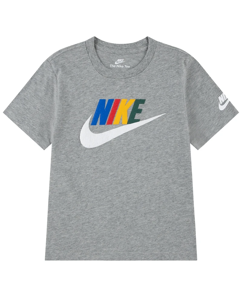 Nike Boys' 4-7 Club Logo Short-Sleeve T-Shirt