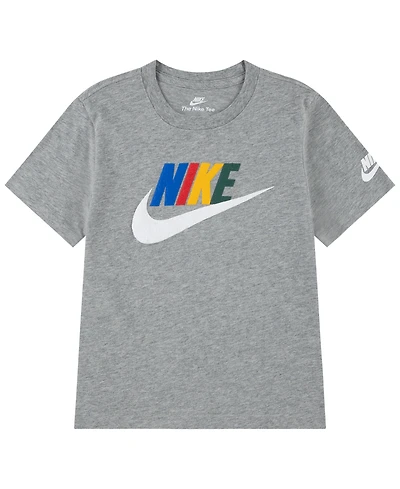 Nike Boys' 4-7 Club Logo Short-Sleeve T-Shirt