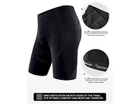 Sportneer Padded Bike Shorts for Men – Large, 4D Padding, Breathable and Absorbent, Mens Bicycle Cycling Biking Clothing Shorts