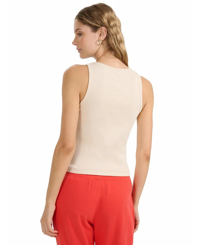 4F Women's Slim Plain Top Sleeveless
