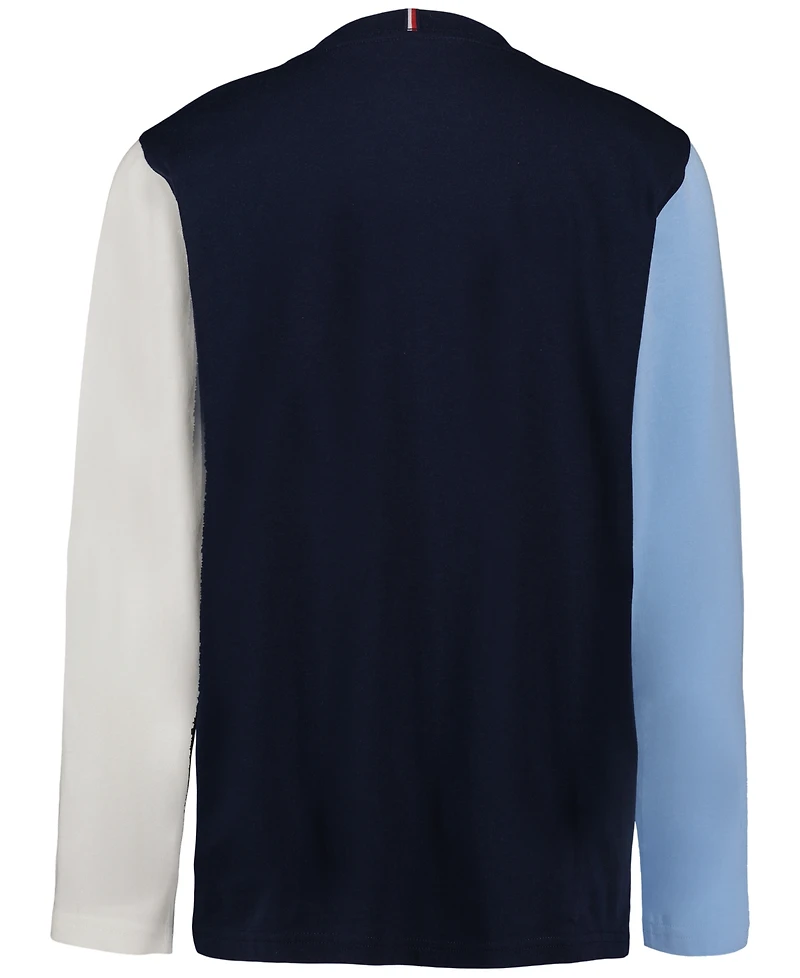 Tommy Hilfiger Boys' 2T-7 Stacked Logo Long-Sleeve T-Shirt
