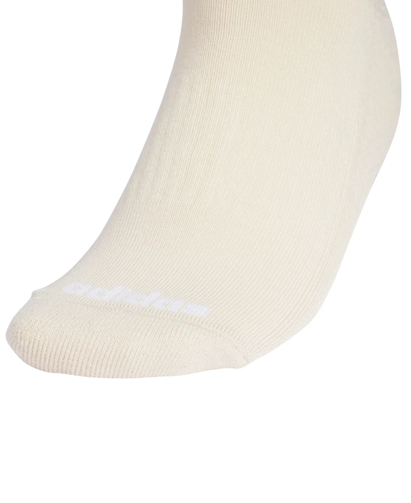 adidas Women's Cushioned 3-Stripe 4.0 High Quarter Socks, 3-Pack