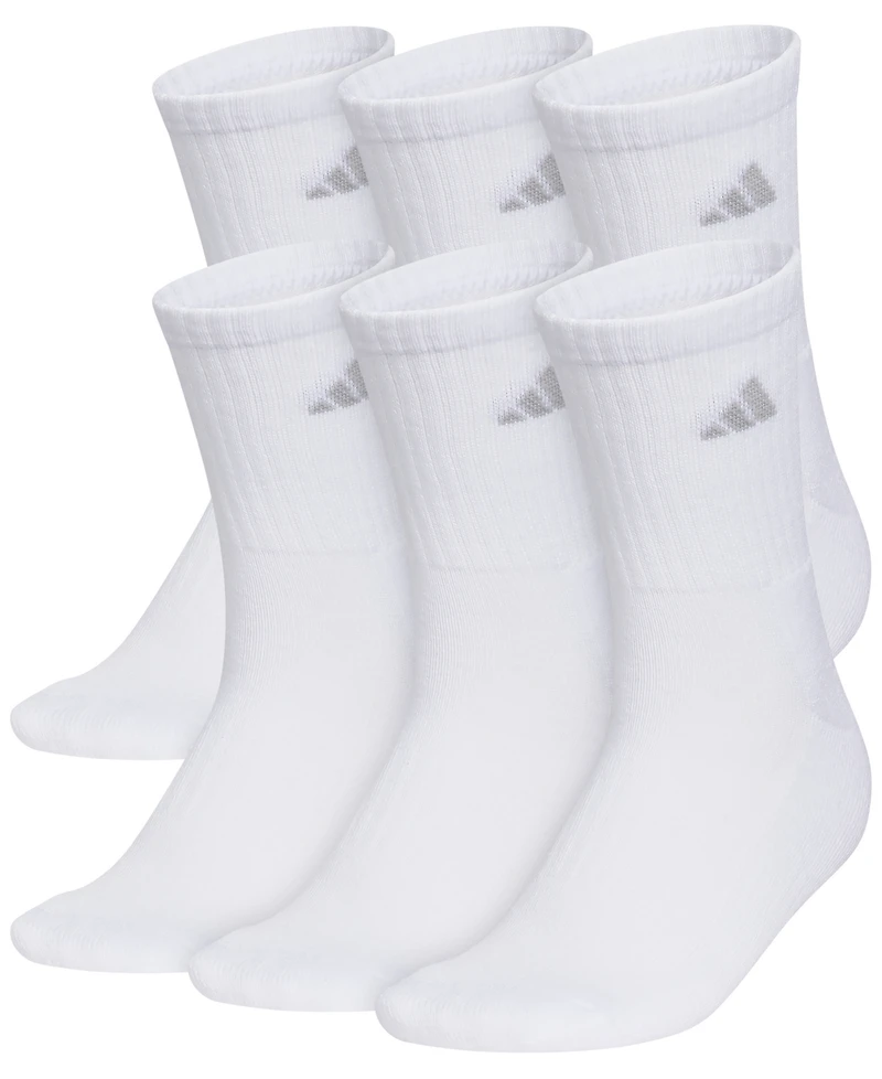 adidas Women's Classic Cushioned Crew Socks, 6-Pack