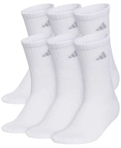 adidas Women's Classic Cushioned Crew Socks, 6-Pack