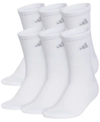 adidas Women's Classic Cushioned Crew Socks, 6-Pack