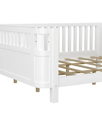 Streamdale Furniture Wood Platform Bed, Low Profile