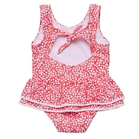 Snapper Rock Little Girls Ditsy Bloom Skirt Swimsuit