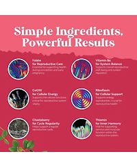 Nature's Craft Female Fertility and Prenatal Support Supplement with CoQ10, Folate, Chasteberry and Inositol 60 Count