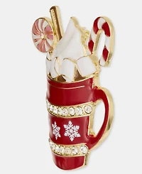Holiday Lane Hot Cocoa Cup Pin, Macy's Exclusive