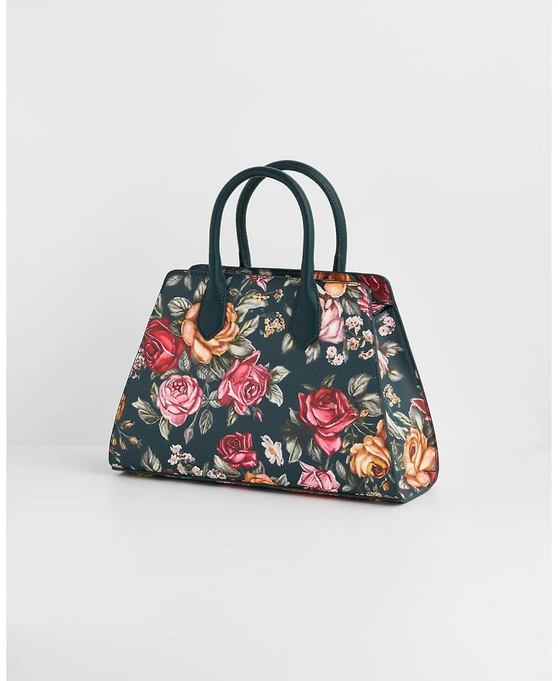 Fable England Women's Roses Structured Medium Tote