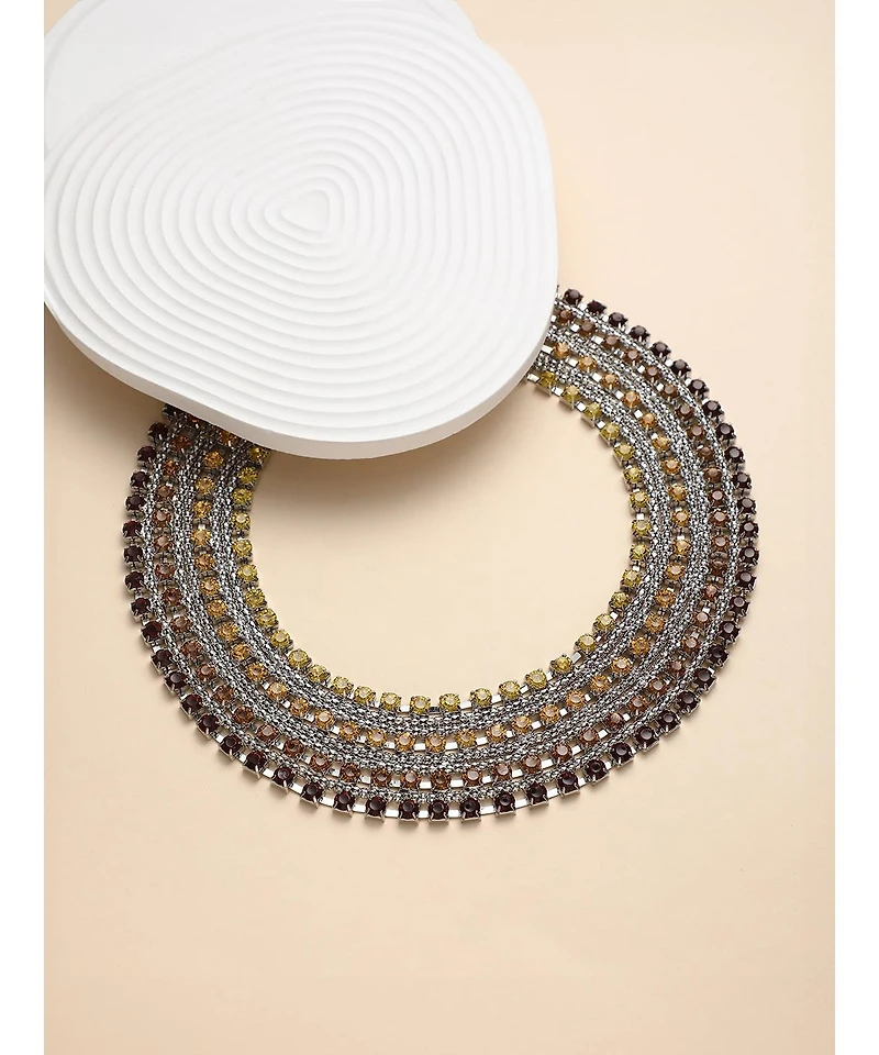 Sohi Women's The Egyptian Bijou Statement Necklace