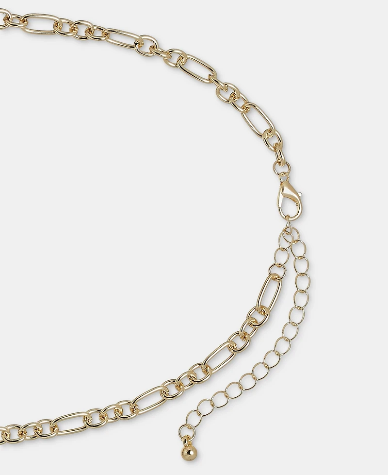 Holiday Lane Teardrop Statement Charm Necklace, 16" + 3" extender, Macy's Exclusive