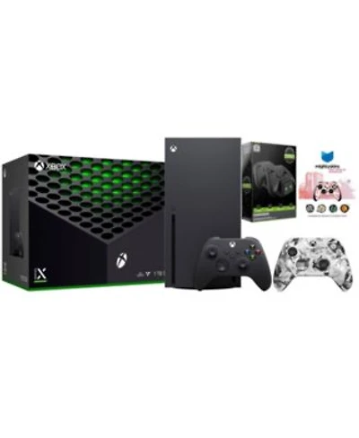 Microsoft Xbox Series X 1tb Disc Console With Extra Controller Charge Dock Mightyskins Code Bundle