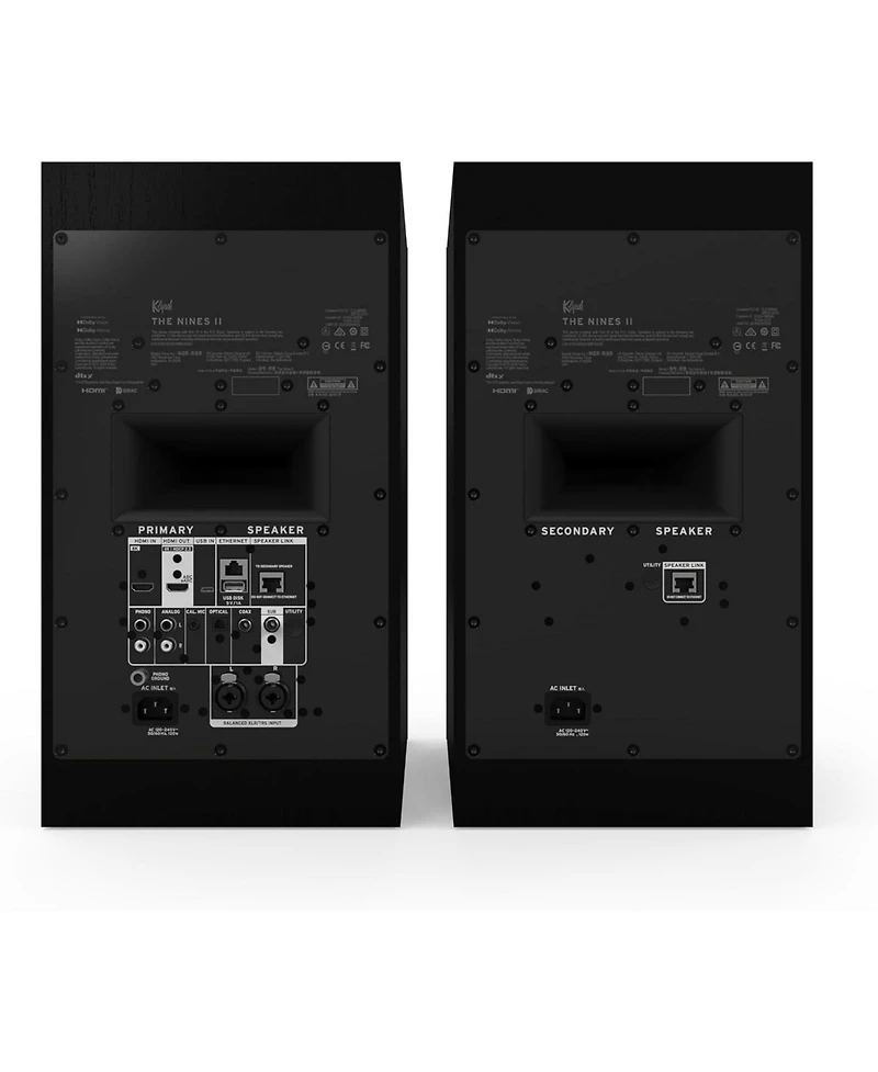Klipsch The-nines-ii-ebony 8inch Dolby Atmos Powered Speaker Pair