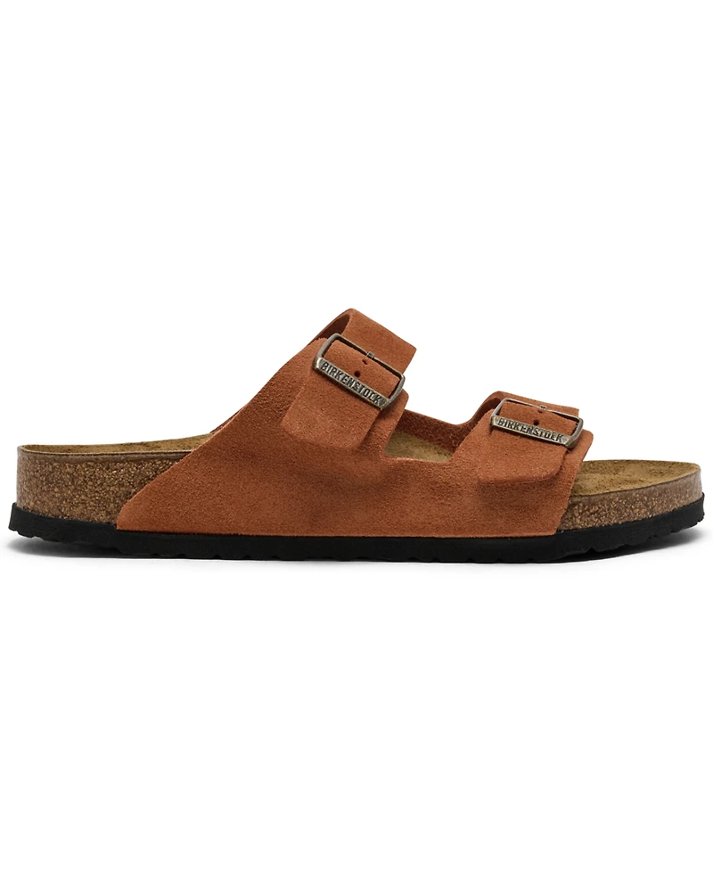 Birkenstock Men's Arizona Suede Leather Sandals from Finish Line