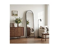 Antok Full Length Mirror, 59"x16" Floor Mirror for Bedroom, Hanging Mounted Living Room Cloakroom