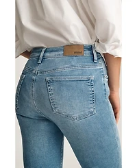 Mavi Jeans Women's Sydney High Rise Flare Mid Blue Feather
