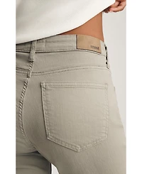 Mavi Jeans Women's Kathleen Mid Rise Boyfriend Desert Sage Flex Blue