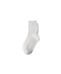 Lands' End Women's 3-Pack Summerweight Slub Midi Socks