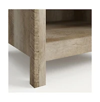 Starlight Canyon Home Lintel Oak Finish Night Stand with Industrial and Modern Farmhouse Style