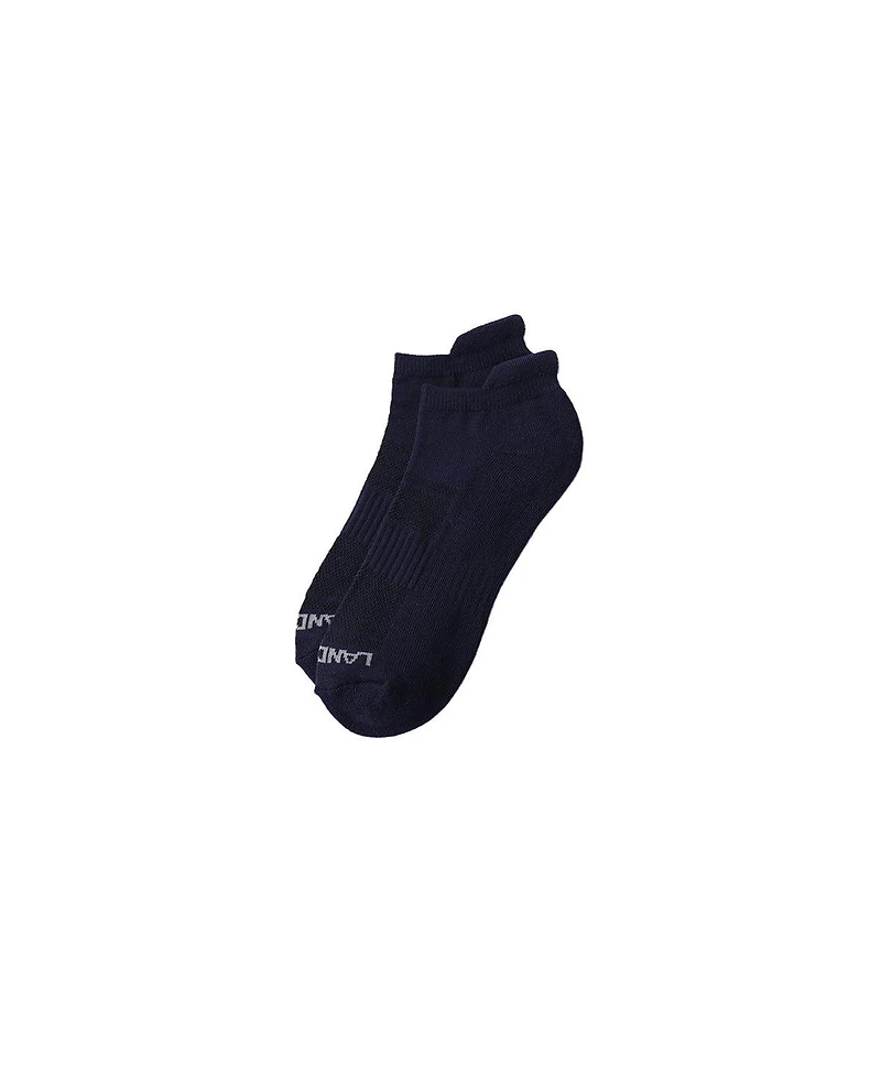 Lands' End Men's 3-Pack Half Cushion Sport Low Cut Socks