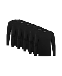 Epic Fits Men's Long Sleeve Crew Neck, 6-Pack