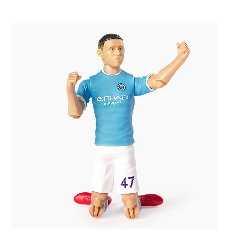 Banbo Toys Sockers Manchester City Foden 8" Collectible Soccer Action Figure