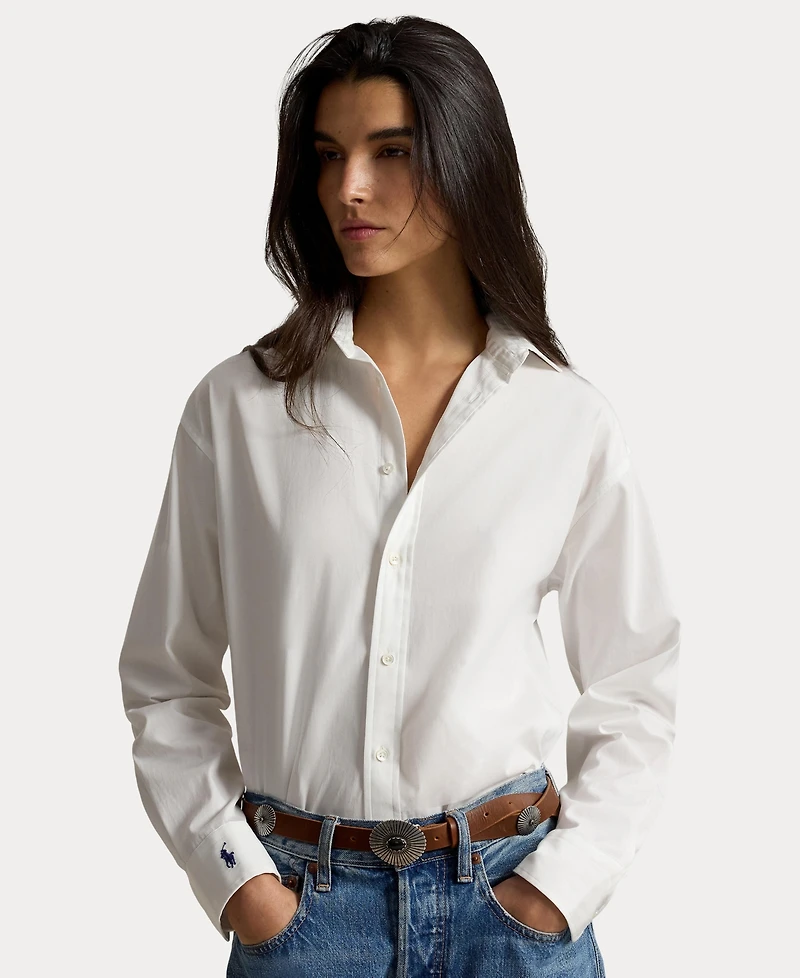 Polo Ralph Lauren Women's Relaxed-Fit Cotton Shirt