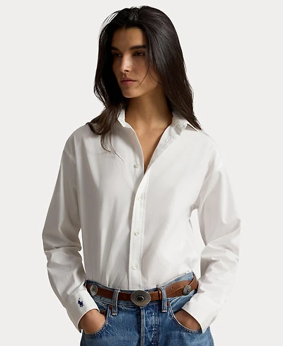 Polo Ralph Lauren Women's Relaxed-Fit Cotton Shirt