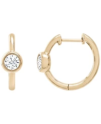 Macy's Lab-Grown Diamond Hoop Earrings (1/2 ct. t.w.) in 14k Yellow Gold