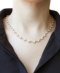 Macy's Lab-Grown Diamond Necklace (7 ct. t.w.) in 14k Yellow Gold