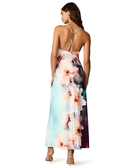 Steve Madden Juniors' Gilette Floral Print Slip Dress