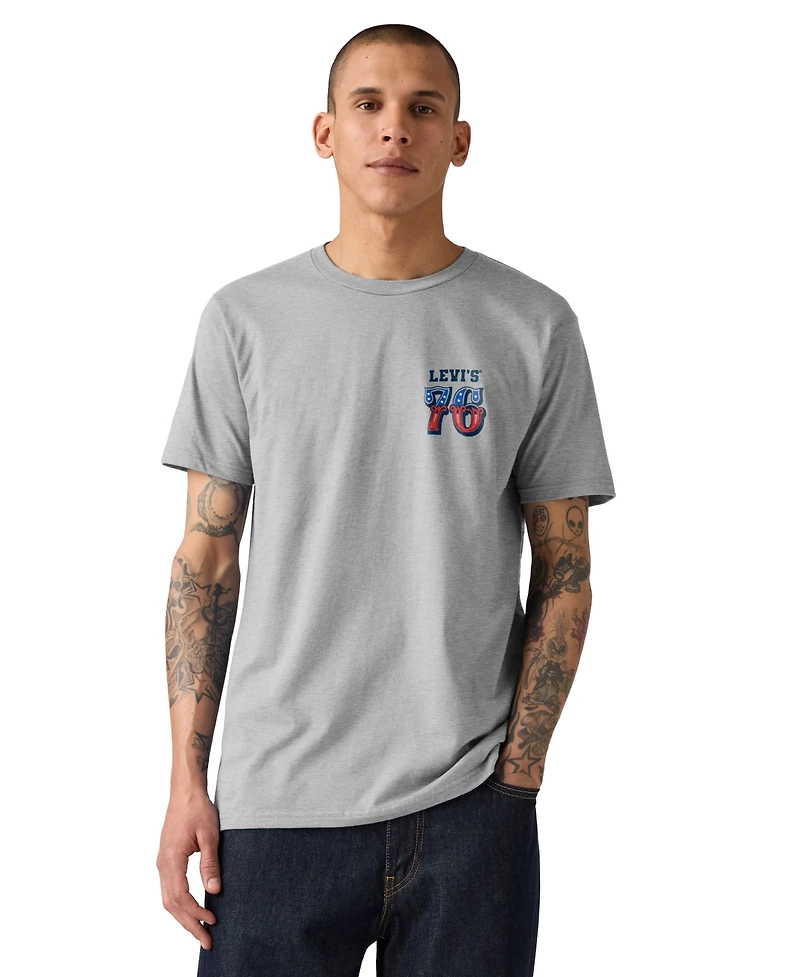 Levi's Men's Signature Graphics Crewneck T-Shirt