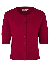 Masai Copenhagen Women's Malopus Half-Sleeve Knitted Cardigan