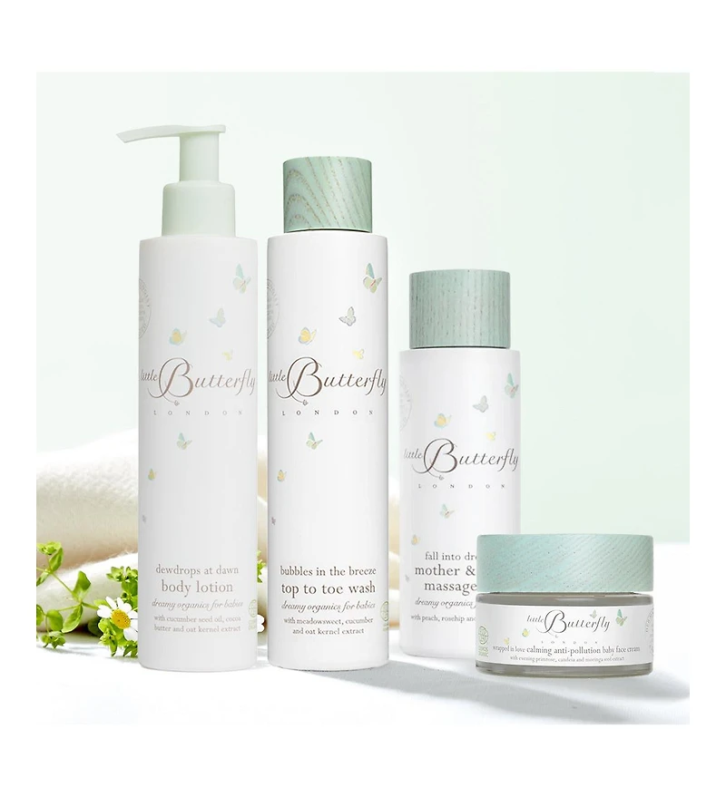 Little Butterfly London Baby's Spa and Pamper 4 Product Bundle