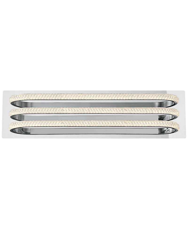 Possini Euro Design Possini Euro Diana 23 1/2" Wide Chrome Led Bathroom Vanity Light